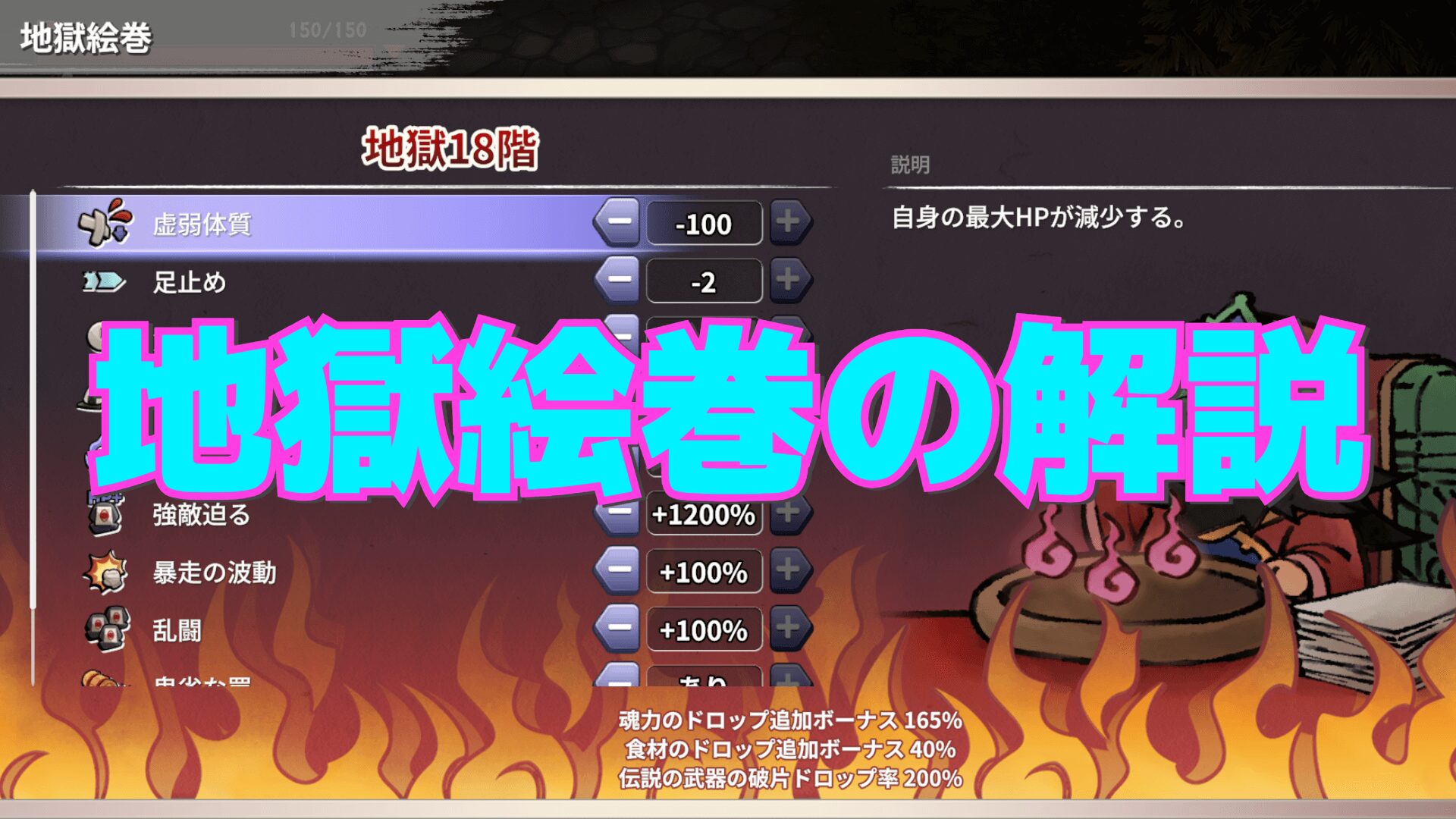 【百剣討妖伝綺譚】地獄絵巻の解説