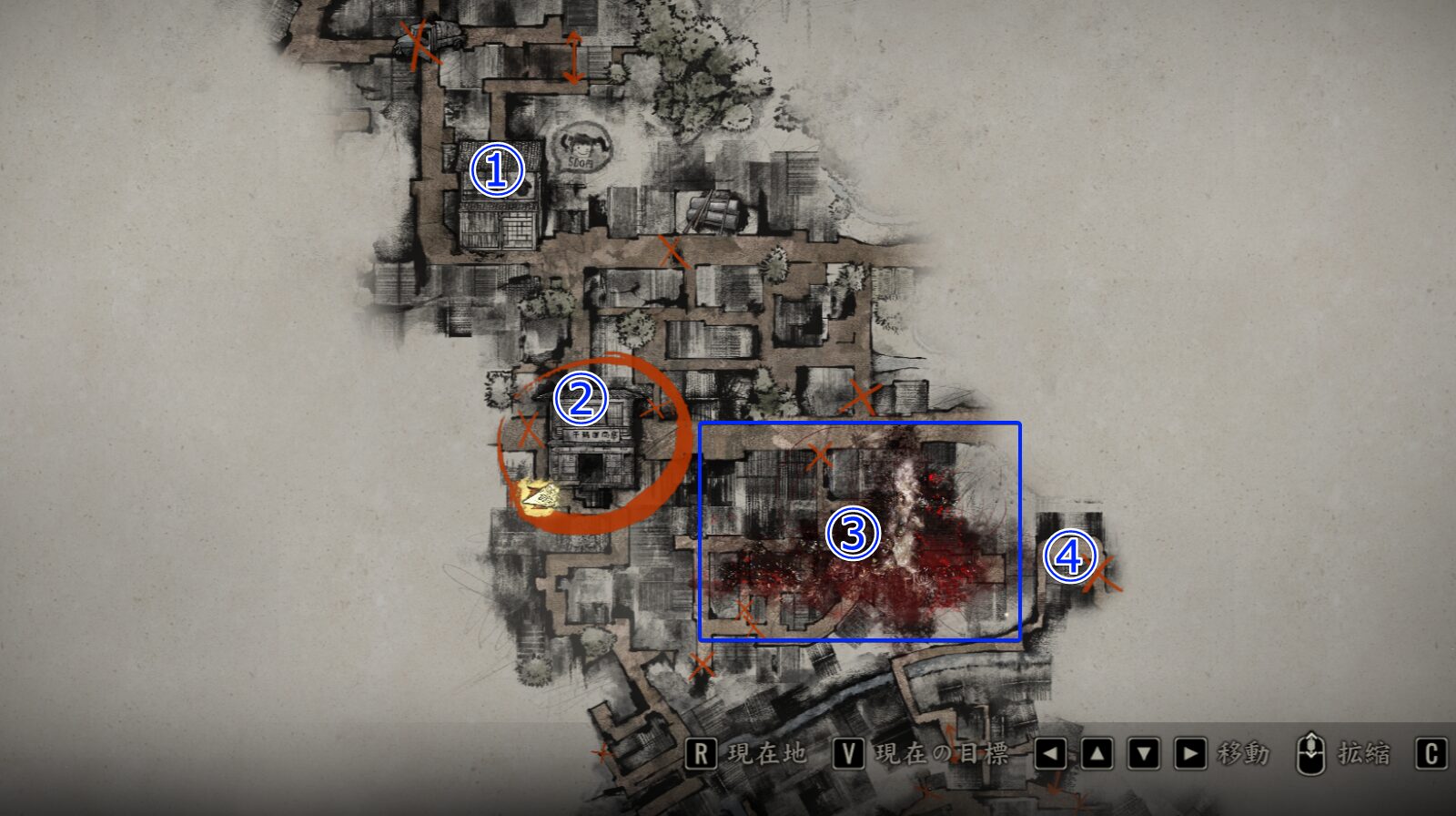 戎ヶ丘攻略マップ2