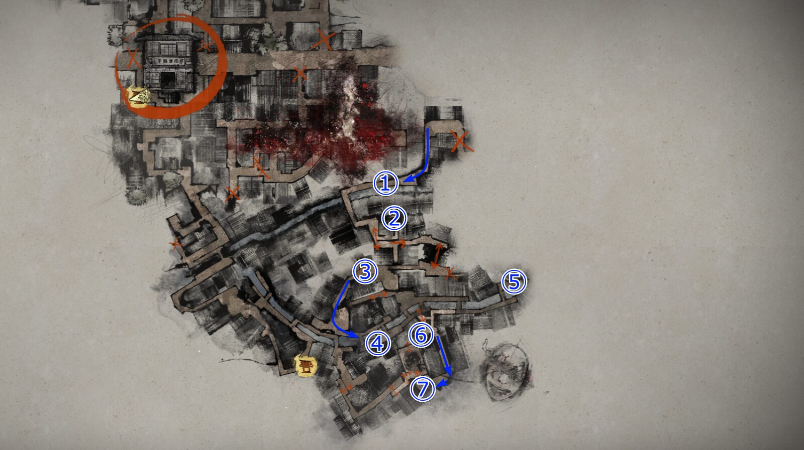 戎ヶ丘攻略マップ3