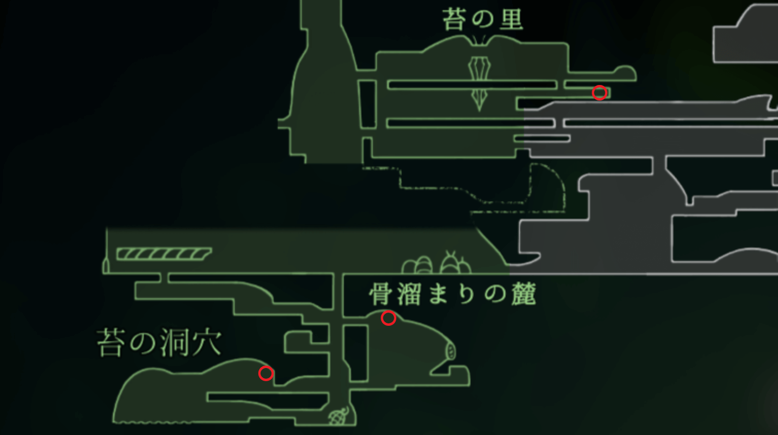苔の実を入手できる場所