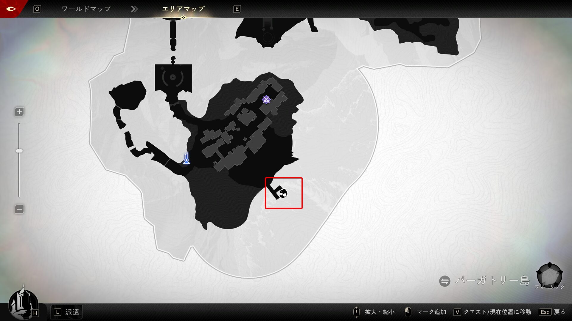 パーガトリー島海岸